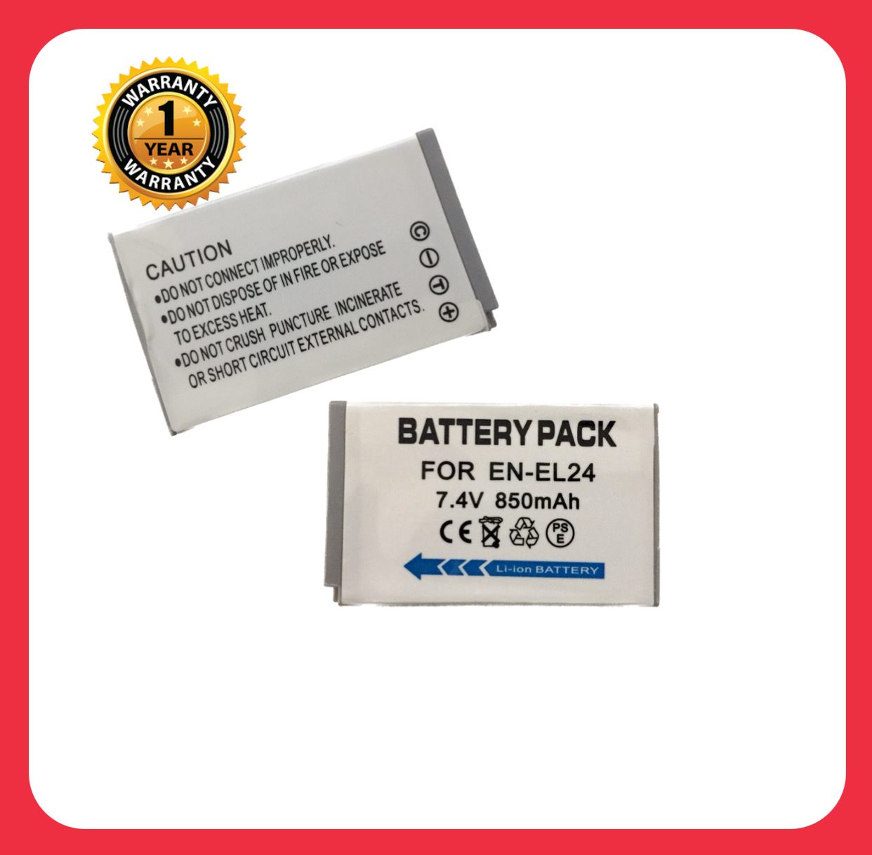 แบตเตอรี่ นิคอน EN-EL24/Nikon Battery EN-EL24