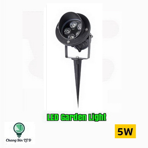 โคมไฟ LED ส่องต้นไม้ แบบปักดิน 5w