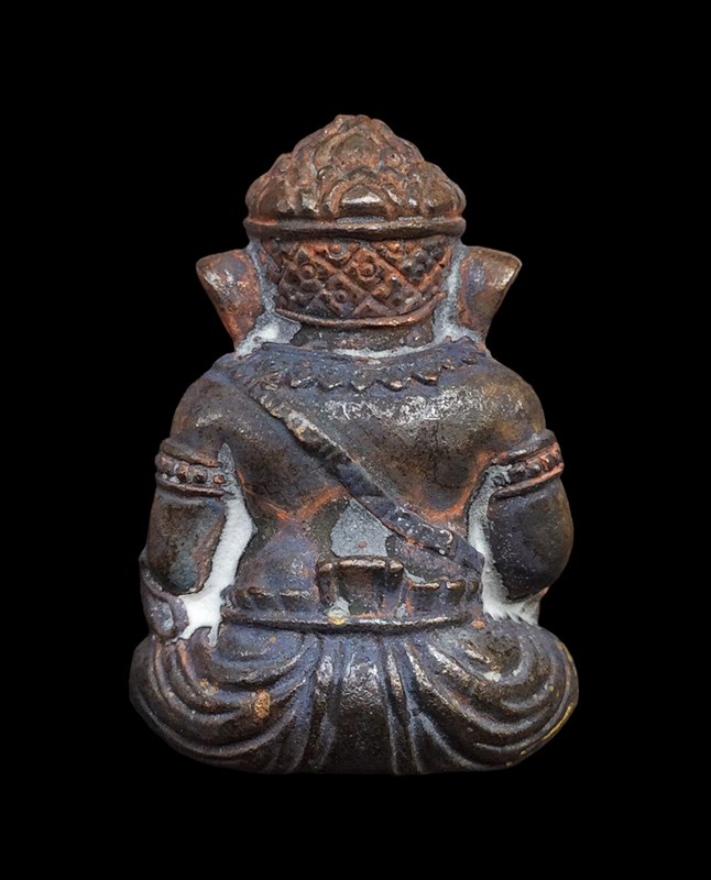 พระพิฆเนศ มหาระรวย หลวงปู่แสง วัดโพธิ์ชัย จ.นครพนม ปี 2562 เนื้อชนวน หมายเลข ๒๐๘ พร้อมกล่องเดิมครับ