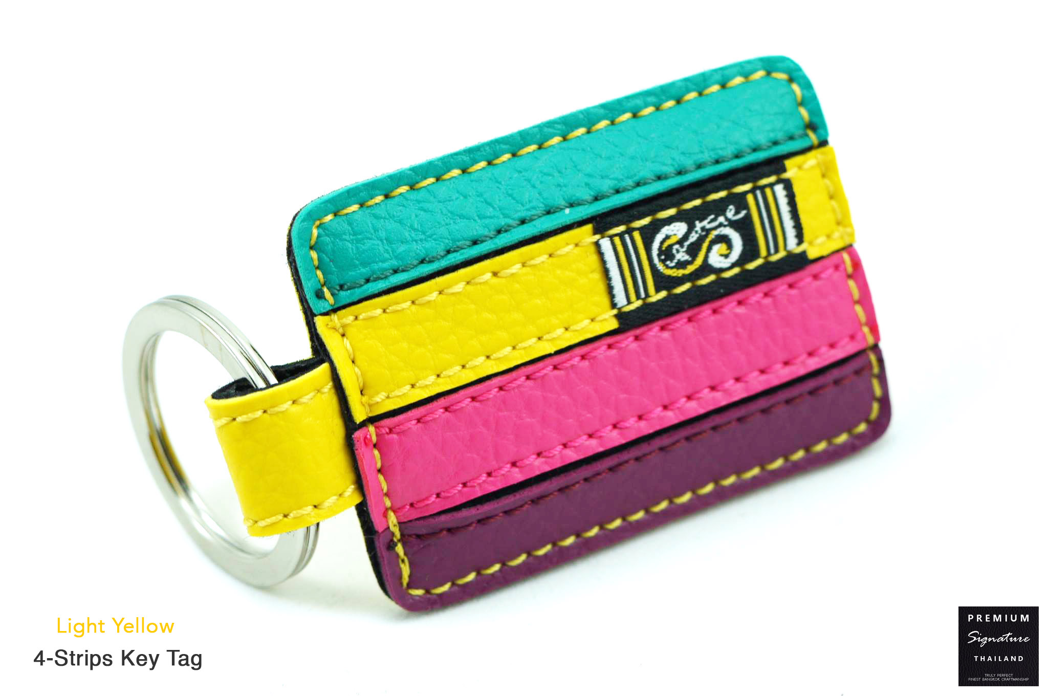 Light Yellow(เหลือง) - Key Tag 4-strips