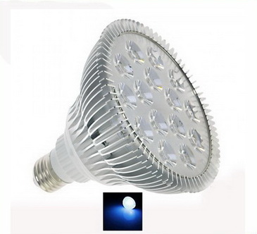 ไฟ LED E27 PAR38 Aluminium 15w แสงนํ้าเงิน