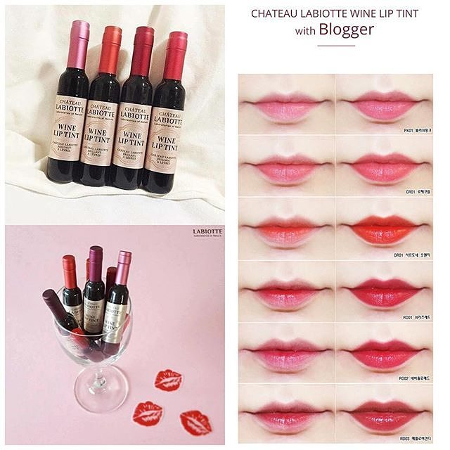 Labiotte Wine Lip Tint ไวน์ลิปกรอสทิ้นท์