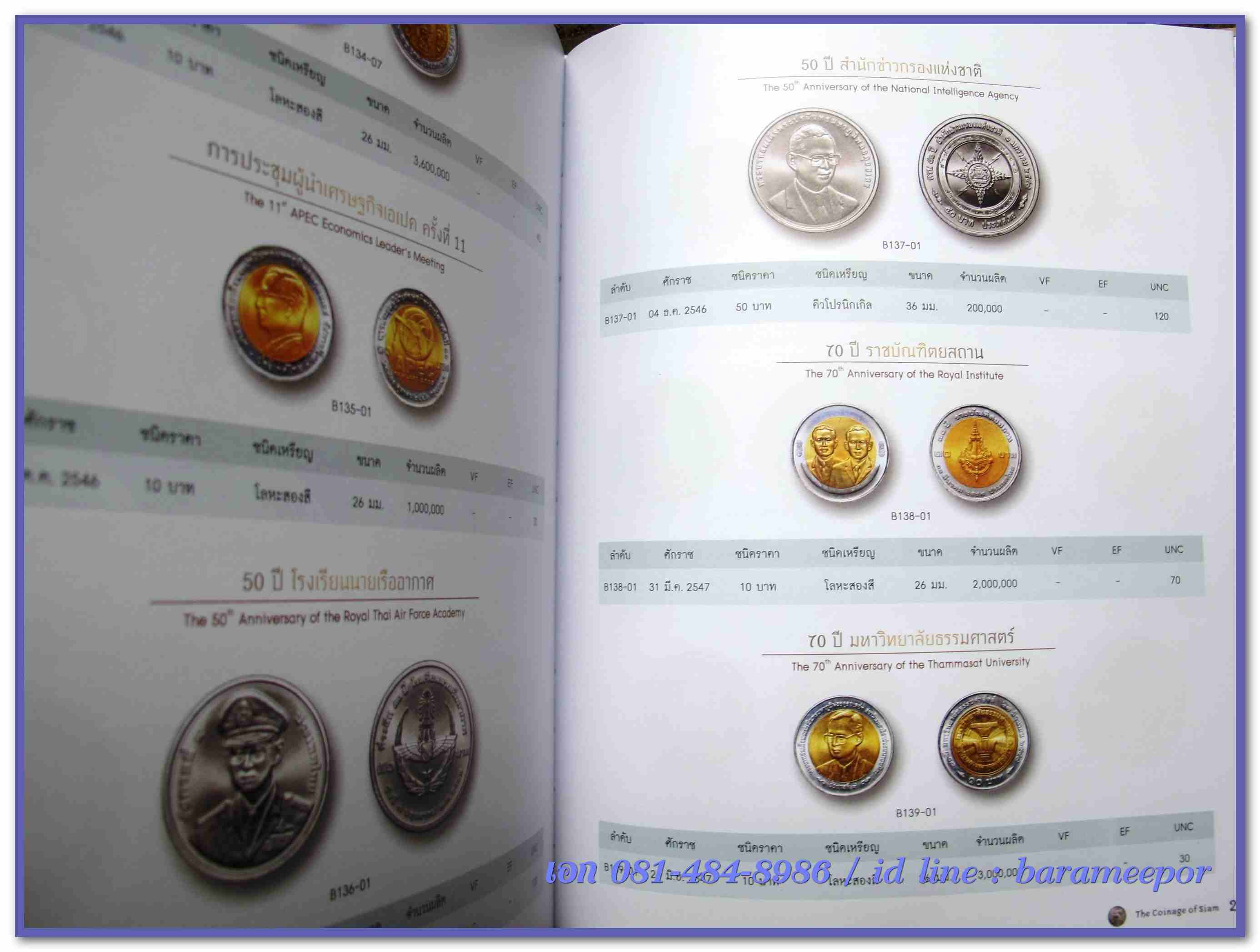 หนังสือ "กษาปณ์เมืองสยาม" The Coinage of Siam คู่มือเหรียญที่ใหม่ล่าสุดตอนนี้ โดยนายแพทย์ไชยยศ พงศ์จารุสถิต