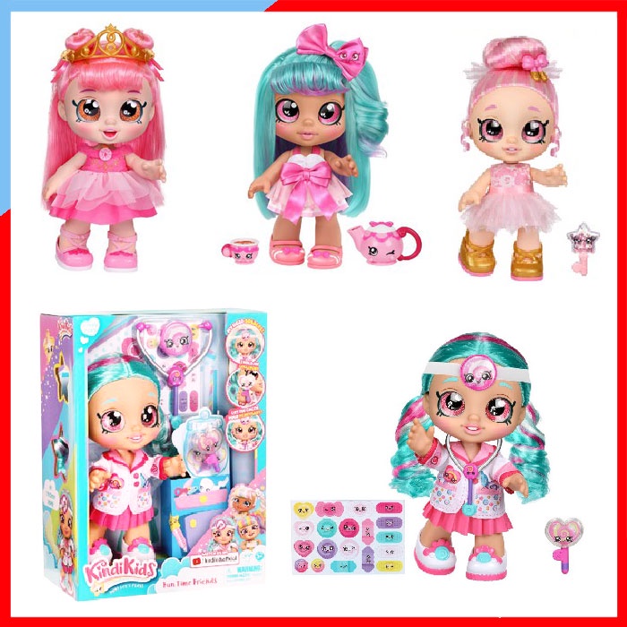 ของแท้ (ทักแชทลด 75฿) Kindi Kids ของเล่นตุ๊กตา Fun Time Doll พร้อมชุดเซต ชุดของเล่นตุ๊กตา พร้อมอุปกรณ์ของเล่นตุ๊กตา ของเ