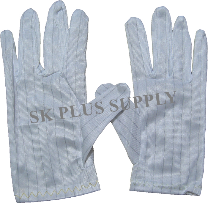 ถุงมือ ANTI-STATIC แบบลายหน้า-หลัง