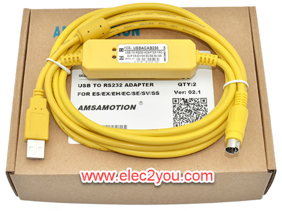 USB-ACAB230 สาย PLC Delta ES EX EH DVP PLC