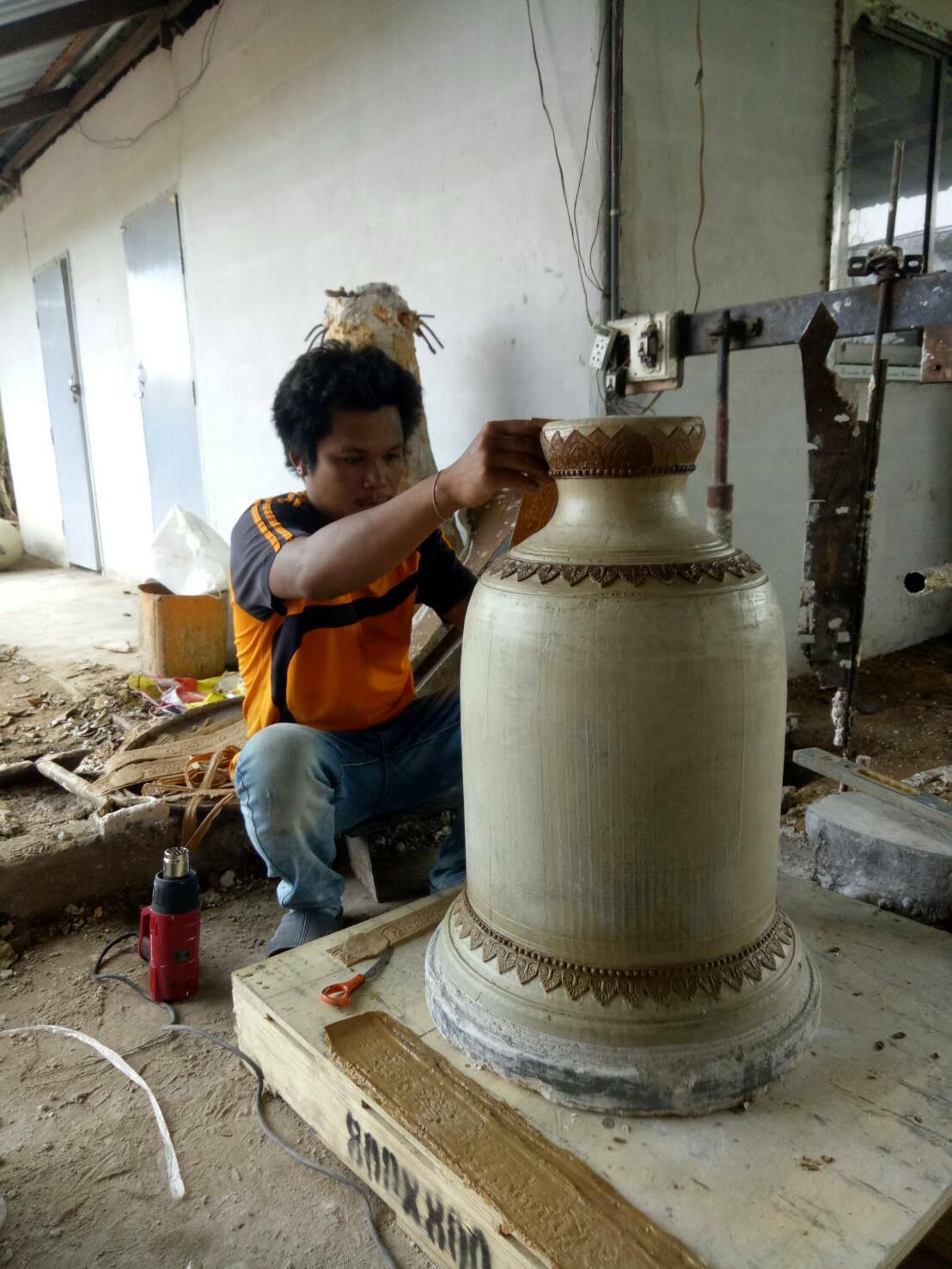 ระฆังวัด ขนาดใหญ่ 24 นิ้ว ทองเหลือง/สำริด