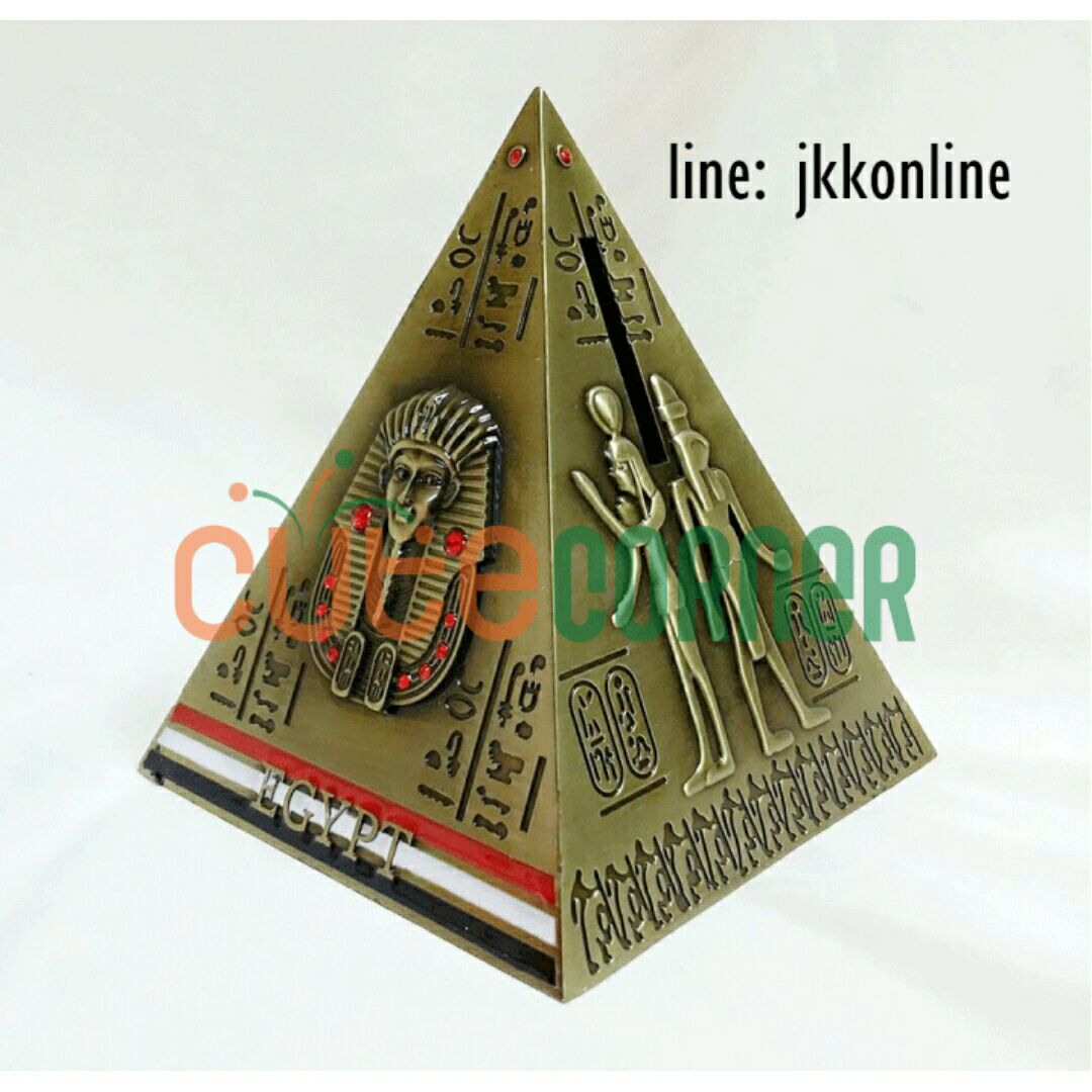 01709-โมเดลปิรามิดออมสิน 13ซม - ฟรีค่าส่ง