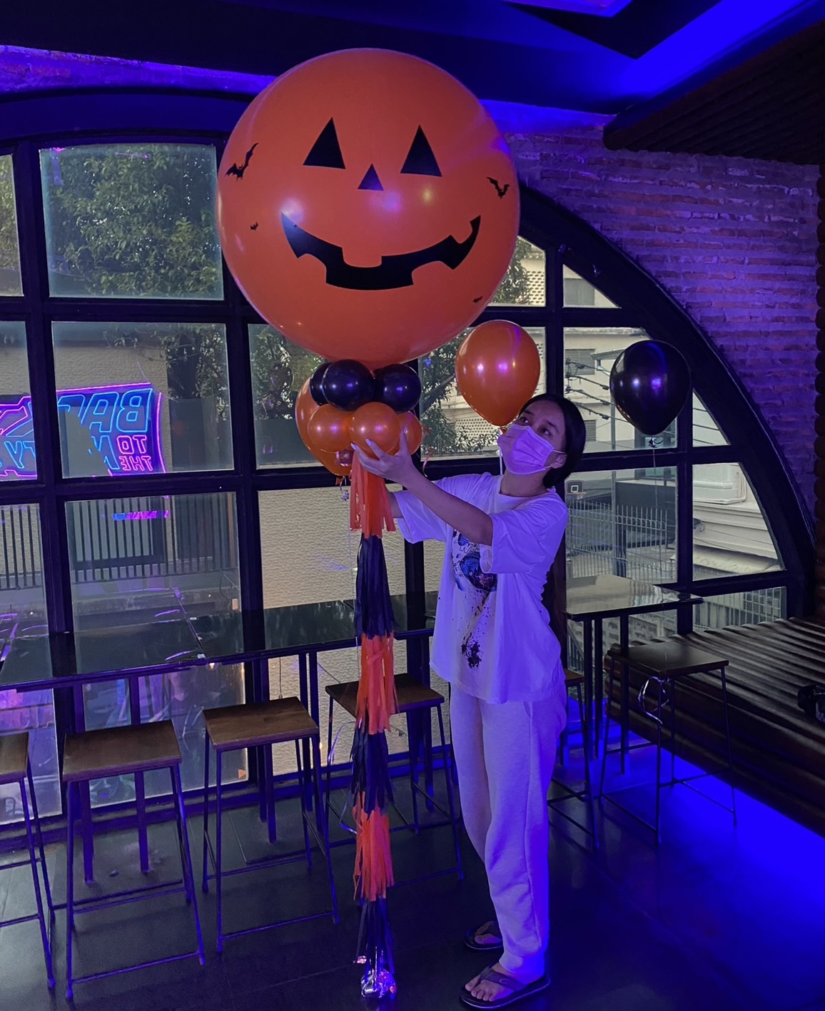 ลูกโป่งฮาโลวีน ผี balloon Halloween