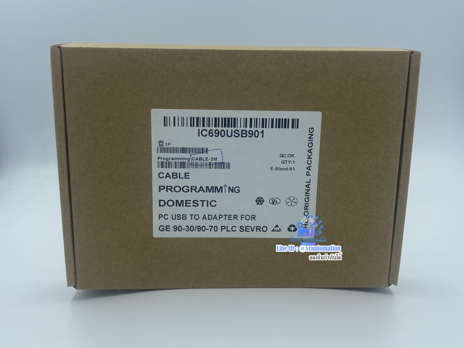 สายโหลด PLC GE FANUC รุ่น GE90-30 GE90-70 แบบ DB - 15 ตรงกับรุ่น IC690USB901, USB-GE90
