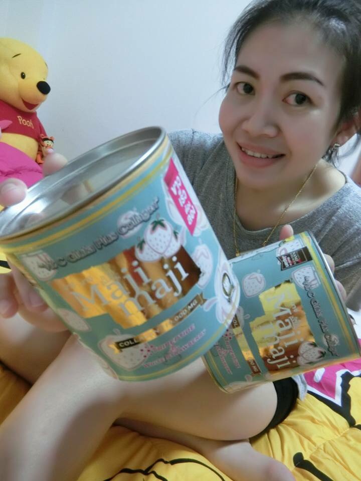 MAJI MAJI Premium Pure Collagen Mineral Flavour มาจิมาจิ คอลลาเจนน้ำแร่ คอลลาเจนโกงอายุ คอลลาเจนหน้าเด็ก
