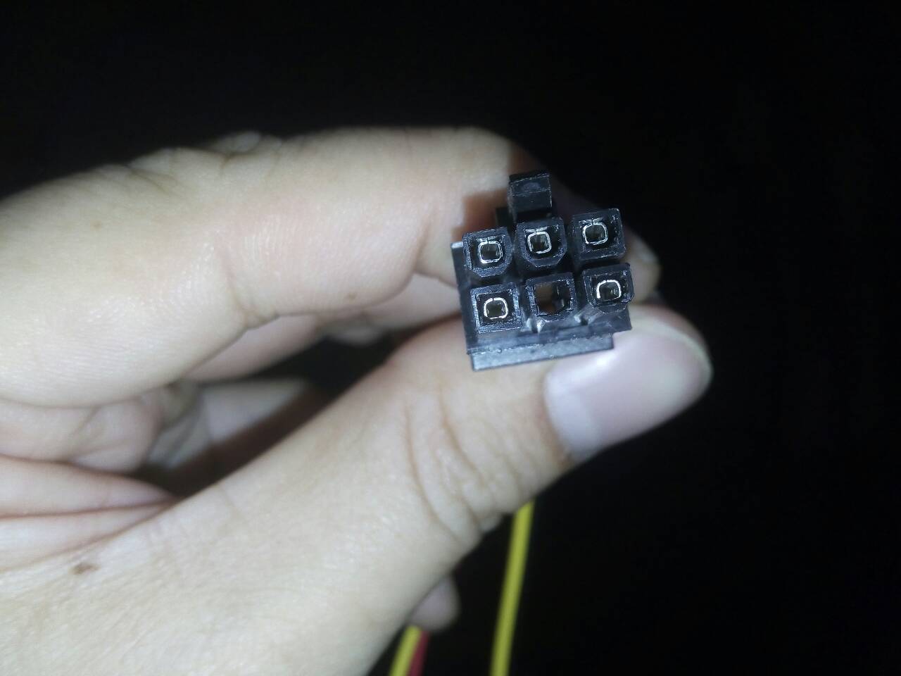 สายต่อเพิ่มไฟการ์ดจอ (Molex to 6Pin)
