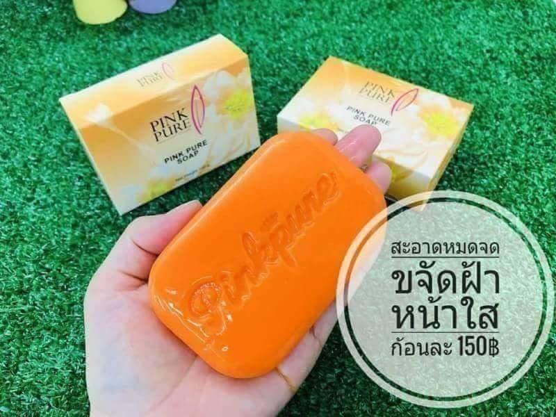 Pink Pure Soap สบู่พิงค์เพียว