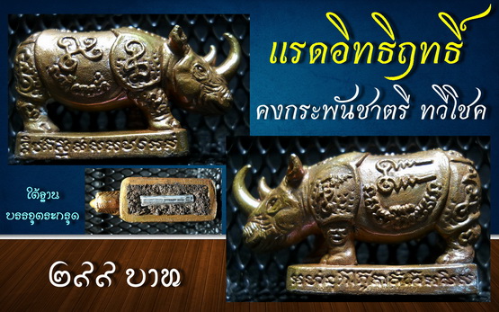 แรดอิทธิฤทธิ์ คงกระพันชาตรี ทวีโชค