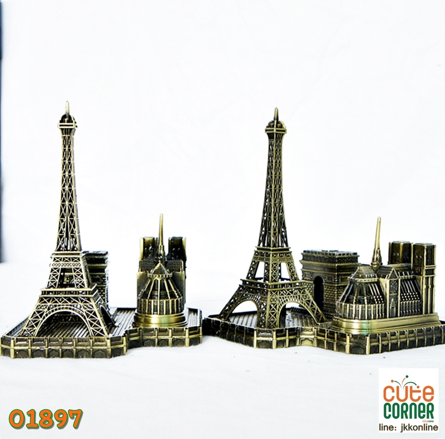 01897 - โมเดลรวมแลนด์มาร์คปารีส - ฟรีค่าส่ง