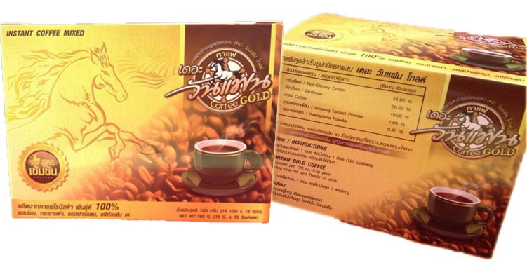 One Fan Gold Coffee กาแฟ วันแฟน โกลด์ บรรจุ 10 ซอง