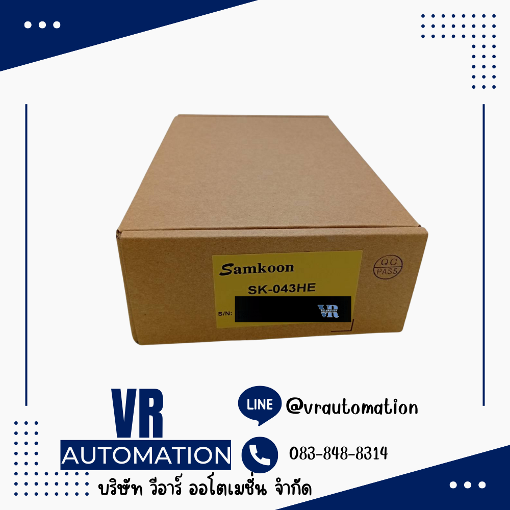 SAMKOON SK-043HE | จอสัมผัส HMI กะทัดรัด 4.3 นิ้ว | P0447