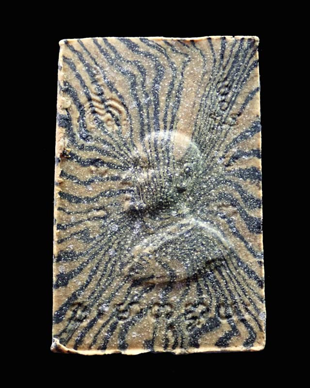 พระสมเด็จปรกโพธิ์หลวงพ่อแพ วัดพิกุลทอง จ.สิงห์บุรี เนื้อผงลาย