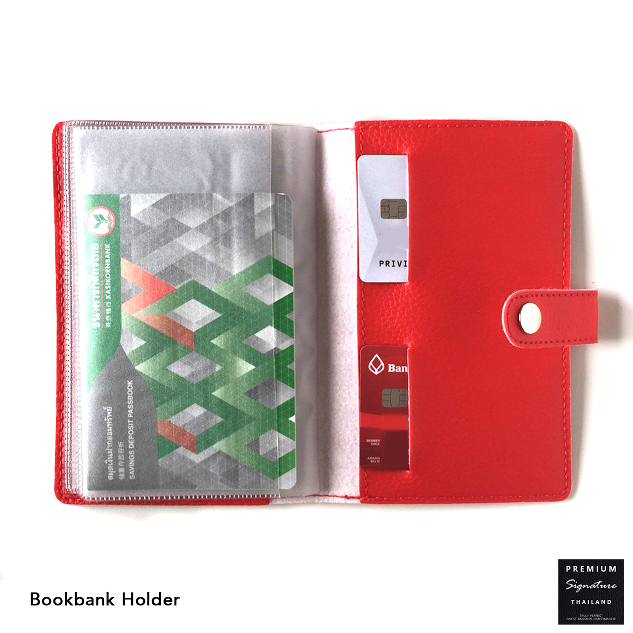 Fire Red(แดง) - Bookbank Holder
