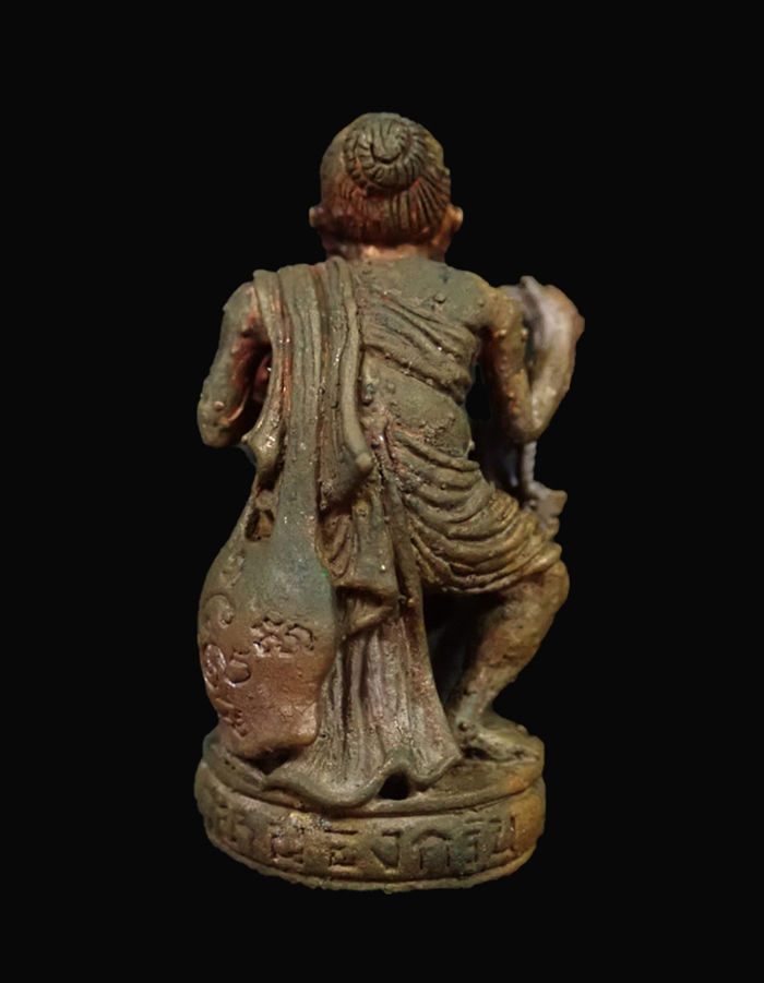 รูปหล่อชูชก มหาลาภ หลวงพ่อสาคร วัดหนองกรับ จ.ระยอง ปี 2553 เนื้อทองแดง หมายเลข 3123 พร้อมกล่องเดิม