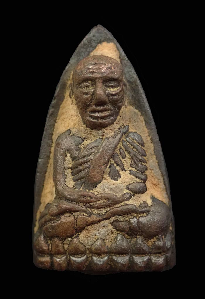 *หมายเลข 55* หล่อโบราณหลวงพ่อทวดพิมพ์เตารีดใหญ่ A วัดทรายขาว ปัตตานี ปี 2559 รุ่นเจริญพร59เลื่อนสมณศักดิ์ เนื้อนวะโลหะ (เทดินไทยโบราณ)