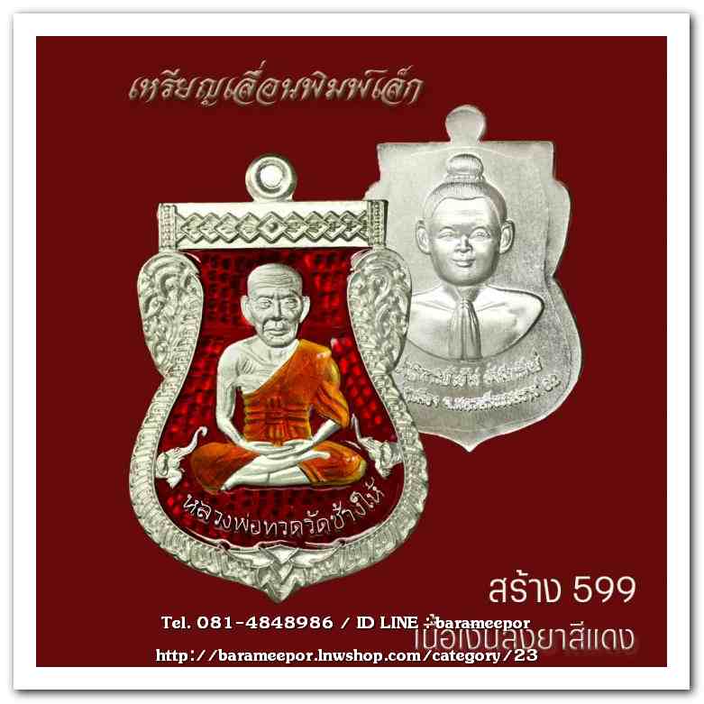 เหรียญหลวงพ่อทวด รุ่นปาฏิหาริย์ไอ้ไข่ มั่งมีทรัพย์ วัดเสมาเมือง จ.นครศรีธรรมราช มีให้เลือกหลายเนื้อ