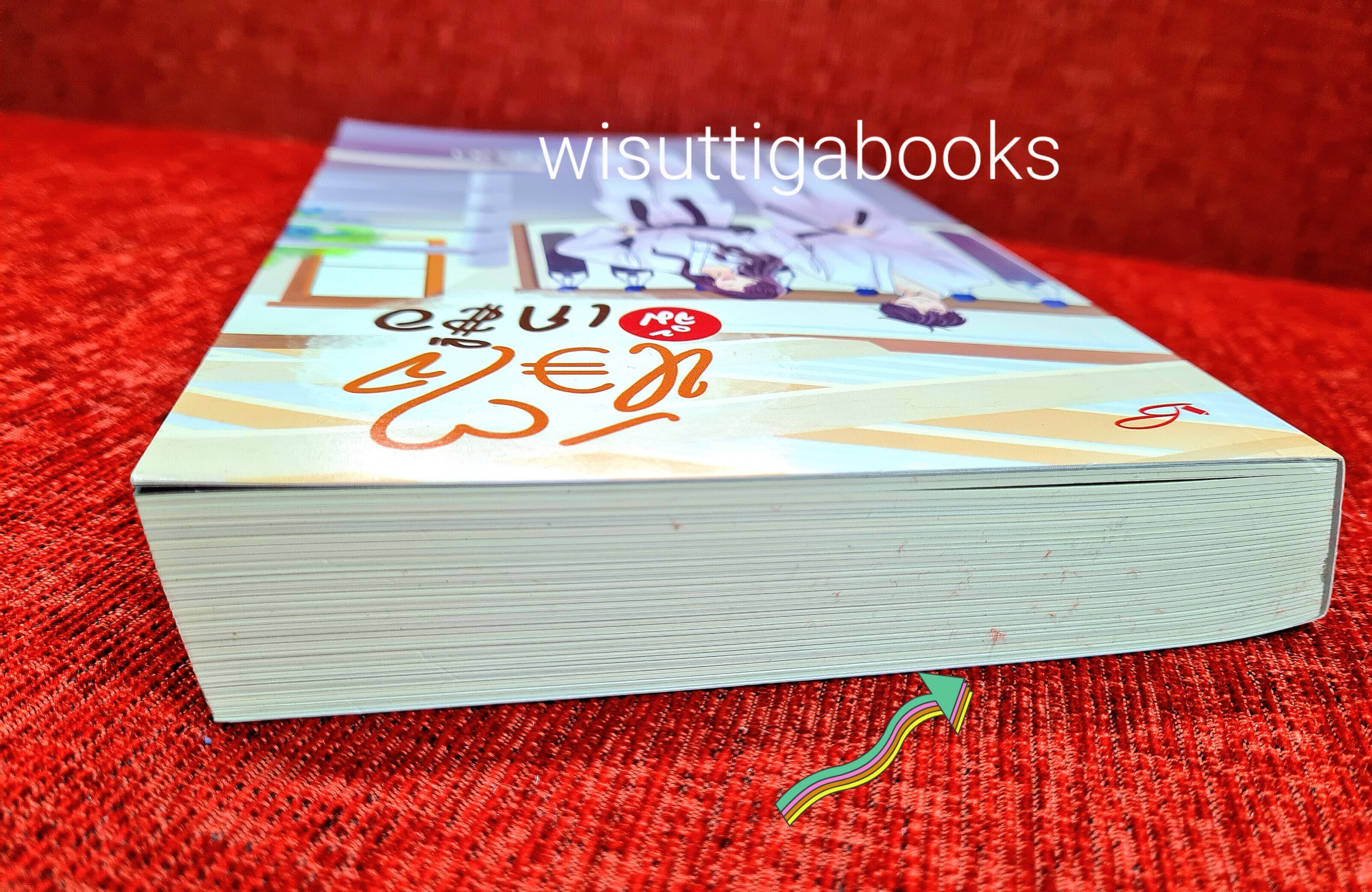 หัวใจจิ้มเกลือ โดย ภัสรสา **มีตำหนิ รอยจุดน้ำตาลที่สันบน ตามรูป