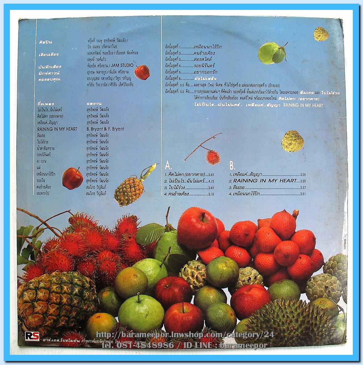 วงฟรุ๊ตตี้ ชุด คิดไม่ตก(อยากตาย) #5.5 ปกสวย แผ่น nm.