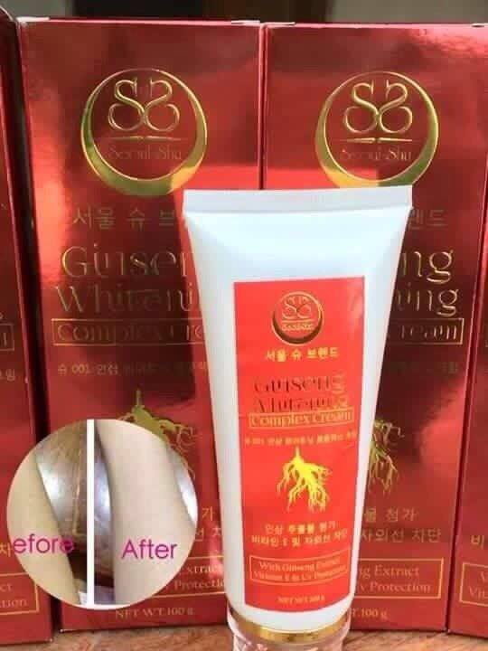Seoul-Shu GINSENG WHITENING COMPLEX CREAM ครีมบำรุงผิวโสมแดง