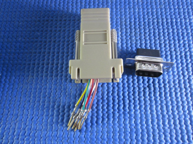 แปลง RJ45 เป็น DB9 male