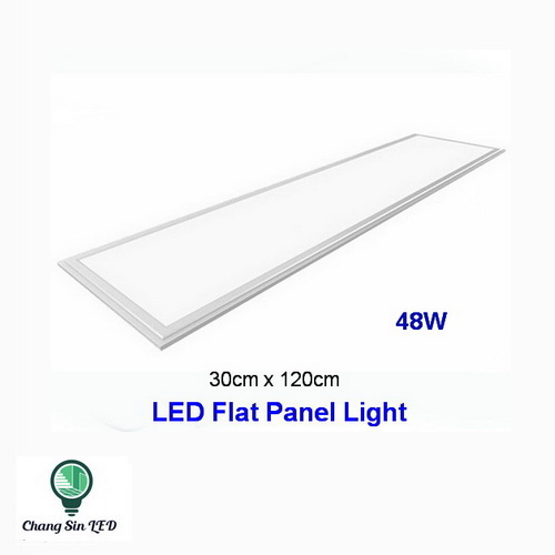 โคมไฟฝังฝ้าเพดานLED Panel Light 48W 30x120CM