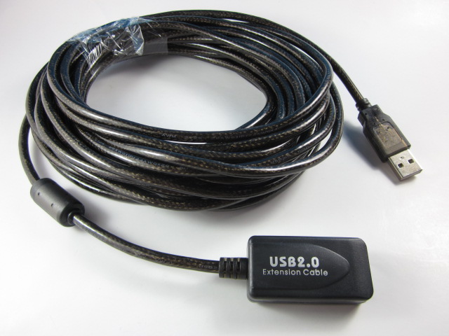 USB 2.0 Extension Cable 10M แพ็คดำ
