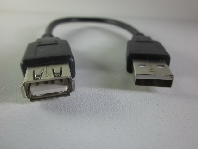 สายสั้น USB male to Female 22cm (AF/AM)