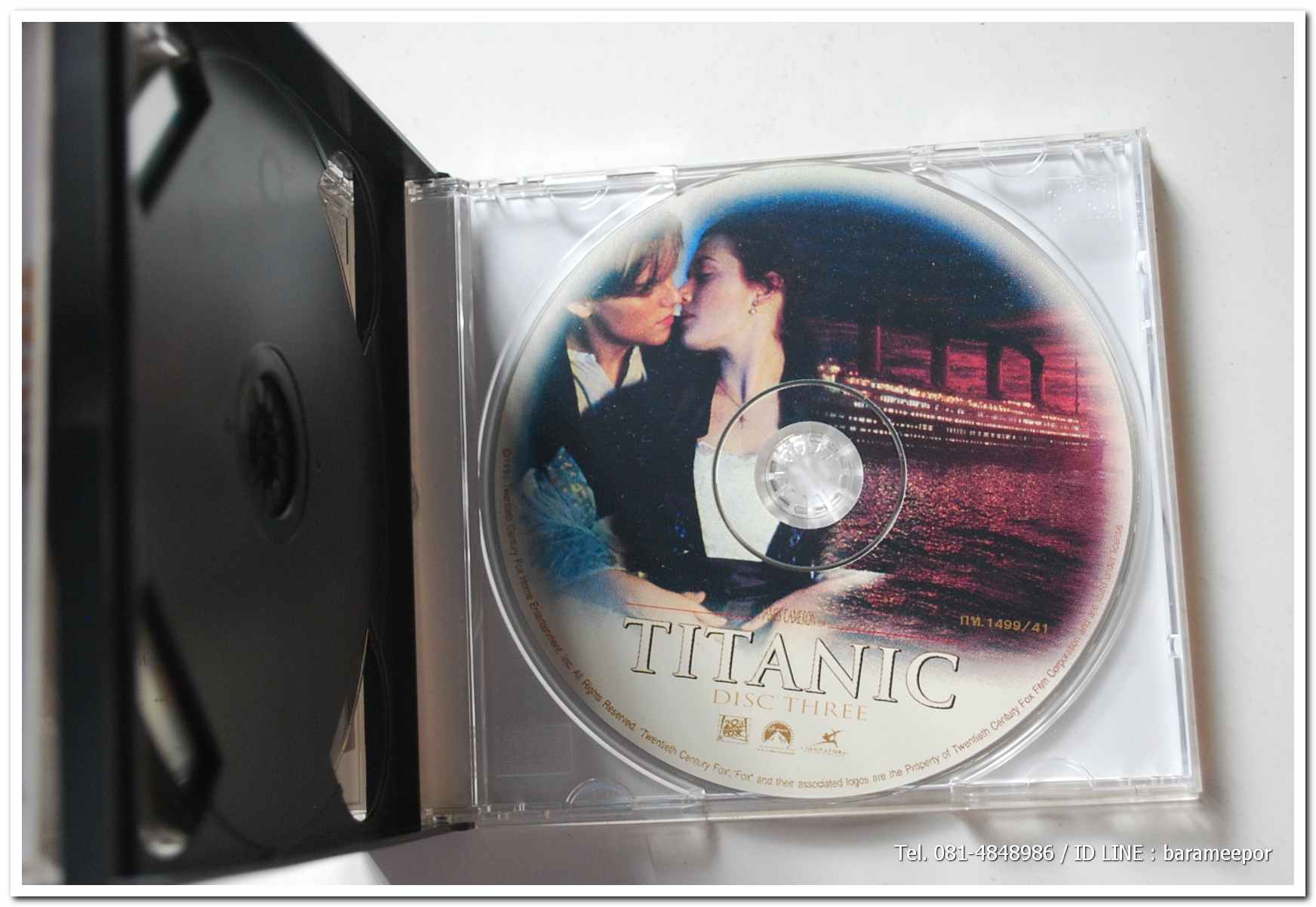 TITANIC VCD. 3 แผ่น สภาพสวย