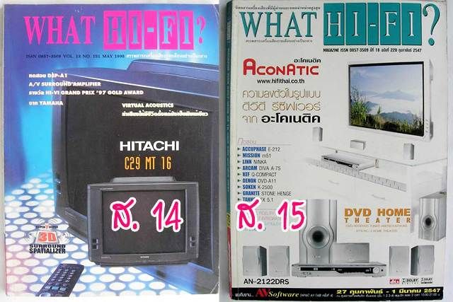 หนังสือเครื่องเสียงและโฮมเธียร์เตอร์ สำหรับผู้สนใจเครื่อง Vintage