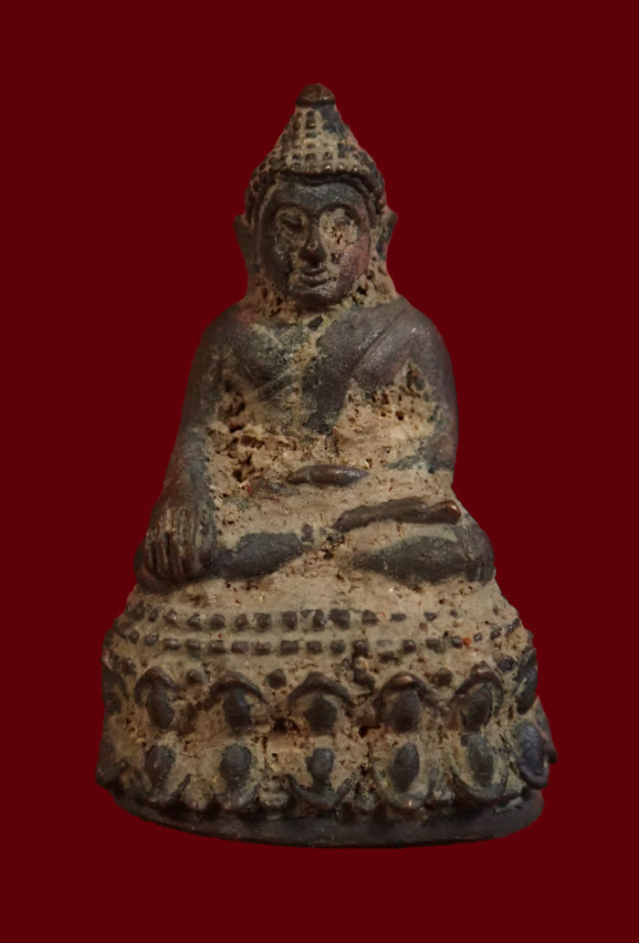 พระชัยวัฒน์หลวงพ่อสำเร็จศักดิ์สิทธิ์ อ.หนองแค จ.สระบุรี รุ่นดวงเศรษฐี ปี 2564 เนื้อนวะดินไทย หมายเลข 1186