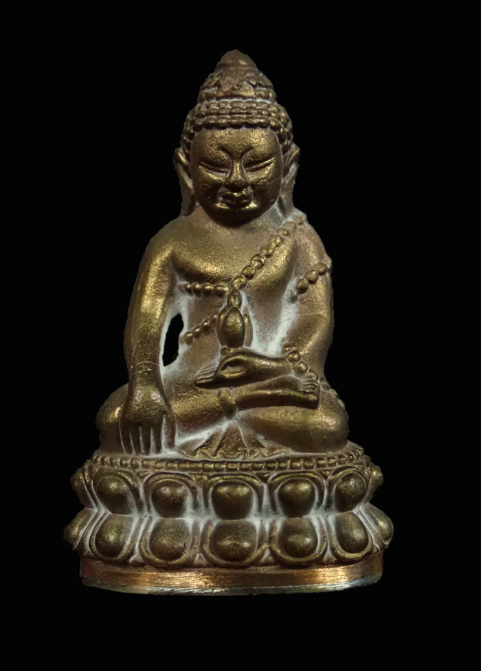 *มีคราบเบ้า* พระกริ่งอรหัง 100 ปี พิมพ์หน้าใหญ่ สมเด็จญาณสังวร วัดบวรนิเนศวิหาร ปี 2556 เนื้อสำริดก้นทองขาว หมายเลข 7047 (กริ่งดัง)