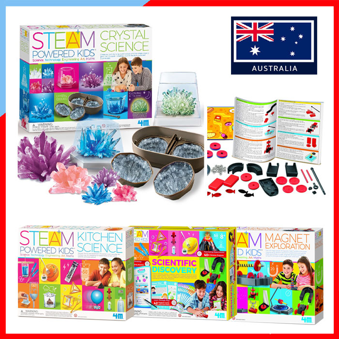 KD027 4M Steam Scientific Discovery ชุดของเล่น วิทยาศาสตร์ ชุดทดลองวิทยาศาสตร์กับสิ่งของรอบตัว มากกว่า 30 รายการ ชุดคริส