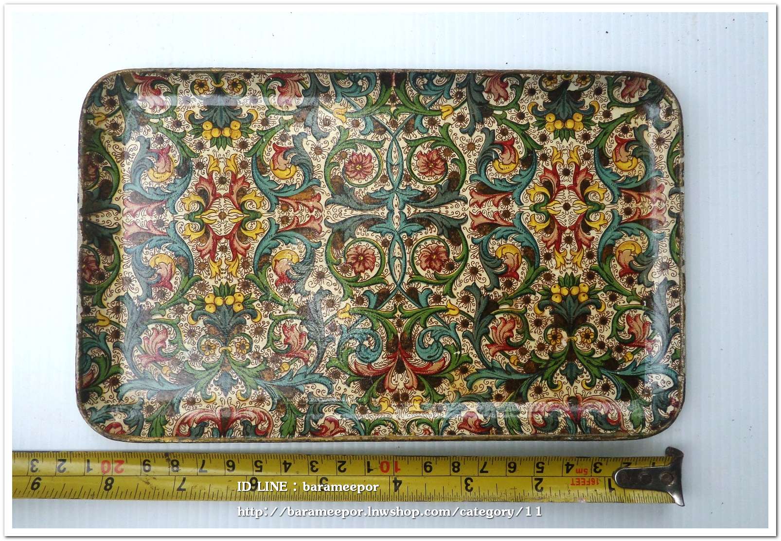 ถาดเมลามีน ลวดลายสวยงาม ขนาด 5 x 8 นิ้ว