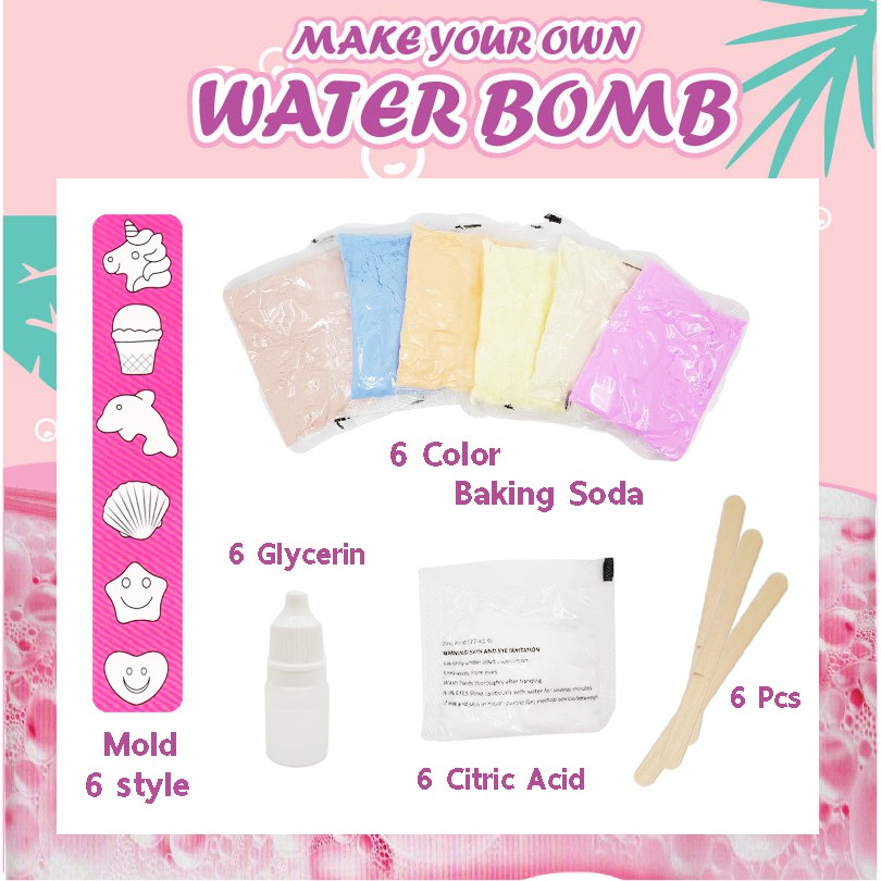 D070 (SEIYA DIY KIT SET )ชุดตกแต่งสกุชชี่ squishy ชุดทำ bath bomb บาธบอม ชุดทำสไลม์ กิจกรรมยามว่าง เสริมสร้างพัฒนาการ
