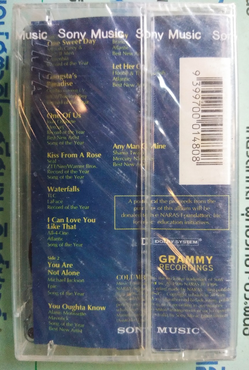 เทปเพลงไทย+สากล สภาพซีล ม้วนละ 50 บาท