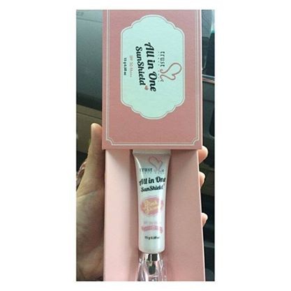 Trust Me Brand All in one sun lock spf 60 pa+++ สีชมพู