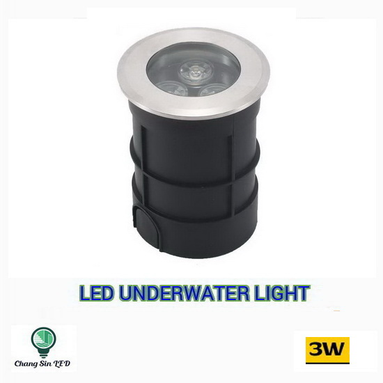 โคมไฟใต้น้ำ LED 3W DC12V/24V IP68