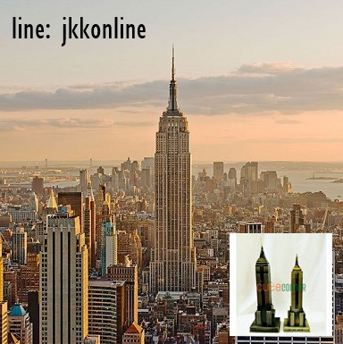 01715-โมเดลตึกเอมไพร์สเตต 22 ซม - ฟรีค่าส่ง