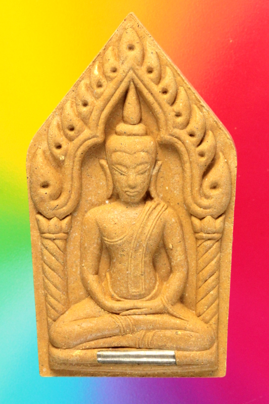 ขุนแผน กุมารทอง เนื้อผงมหามงคล ฝังตะกรุด หลังปัดทอง