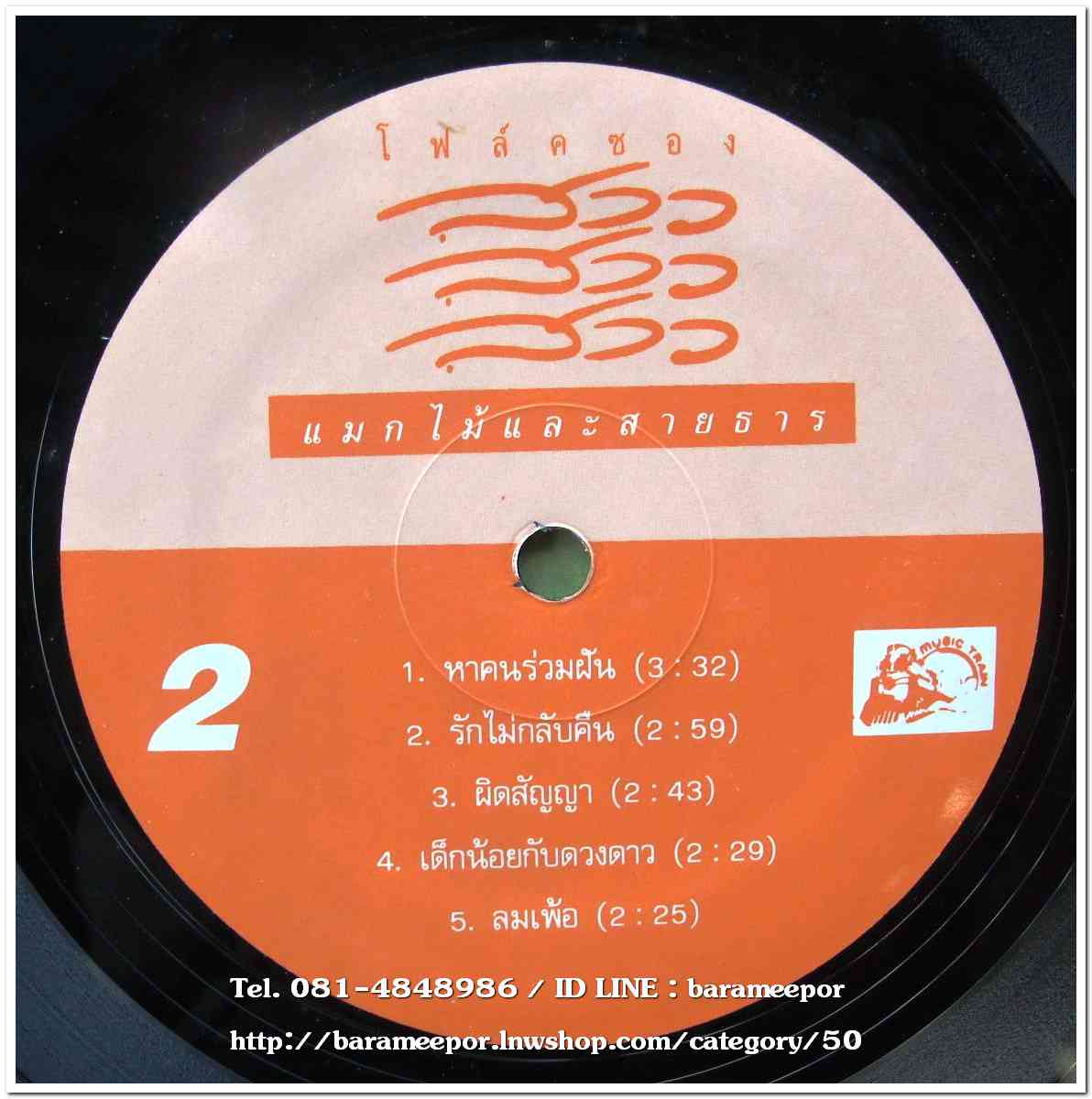 สาว สาว สาว ชุด แมกไม้และสารธาร(ทุ่งอ้อ) แผ่นเต็ม เลเบล 2 สี