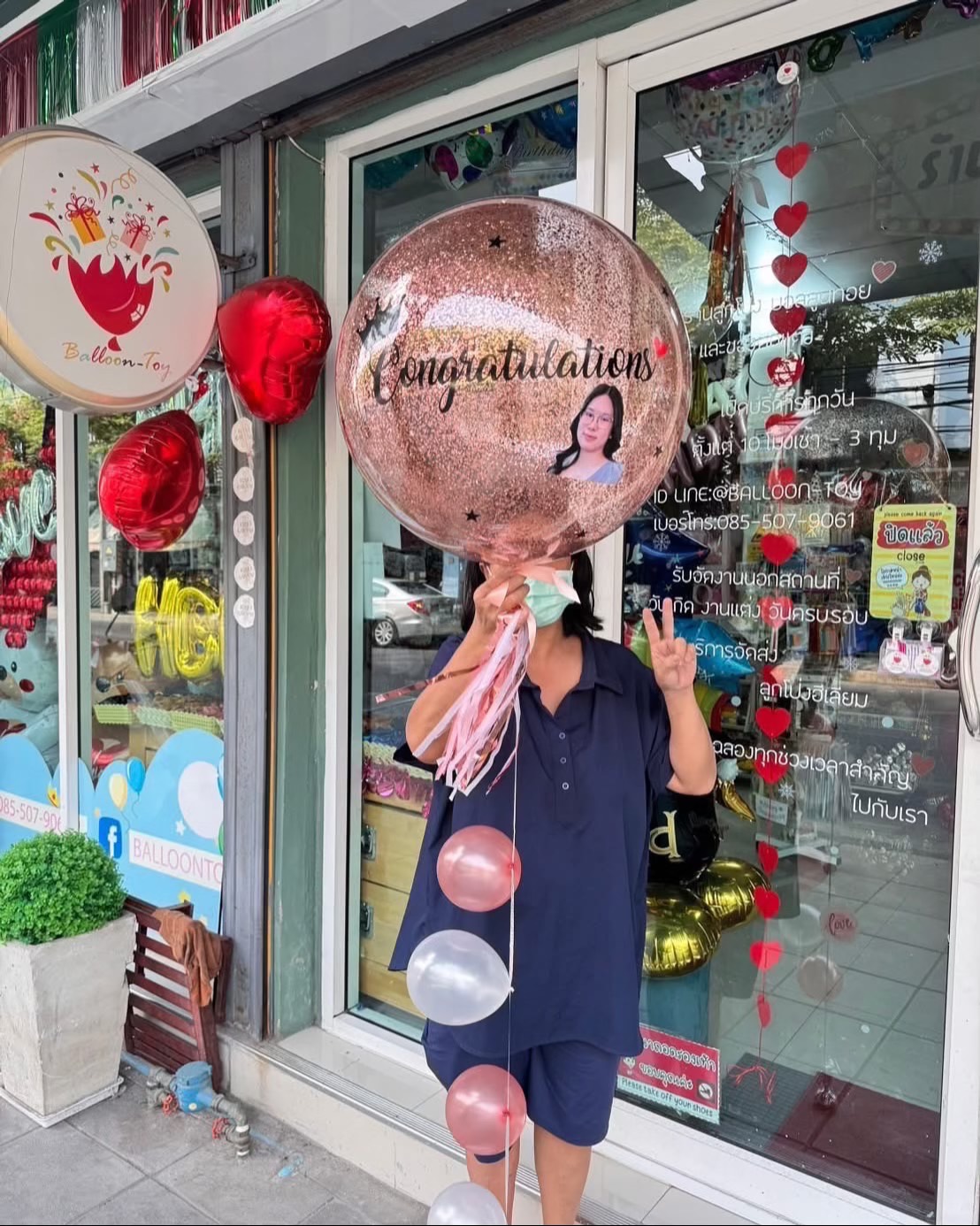 ลูกโป่งรับปริญญา,ลูกโป่งเรียนจบ