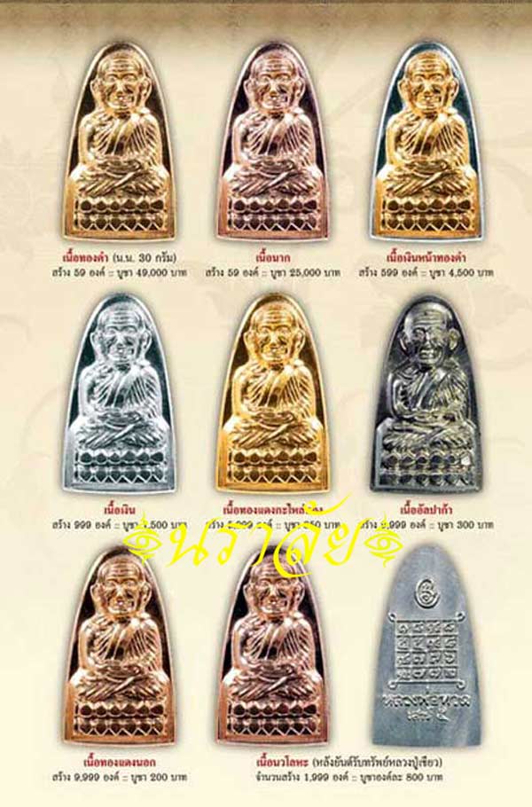 หลวงพ่อทวด/กริ่งนารายณ์พลิกแผ่นดิน รุ่นเสาร์ ๕ มหาสิทธิโชค พ่อท่านเขียว วัดห้วยเงาะ ปัตตานี ปี 2553