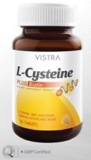 Vistra L-Cysteine Plus Biotin 30 Tablets