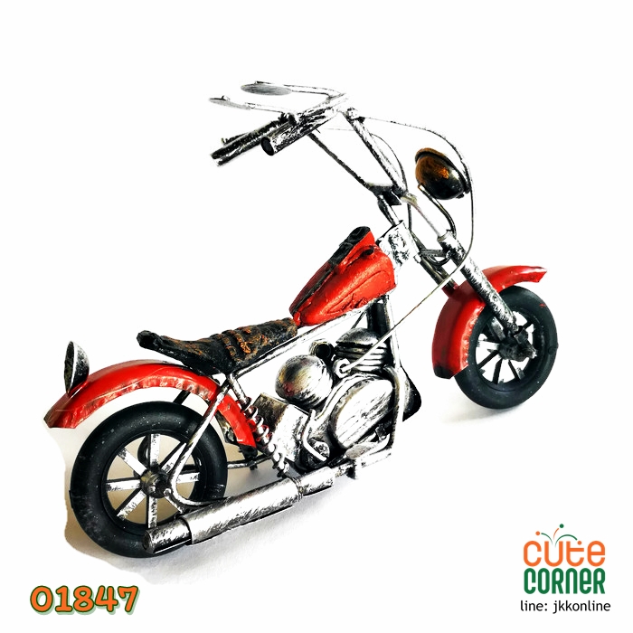 โมเดลรถมอเตอร์ไซค์ M242-Red ฟรีค่าส่ง